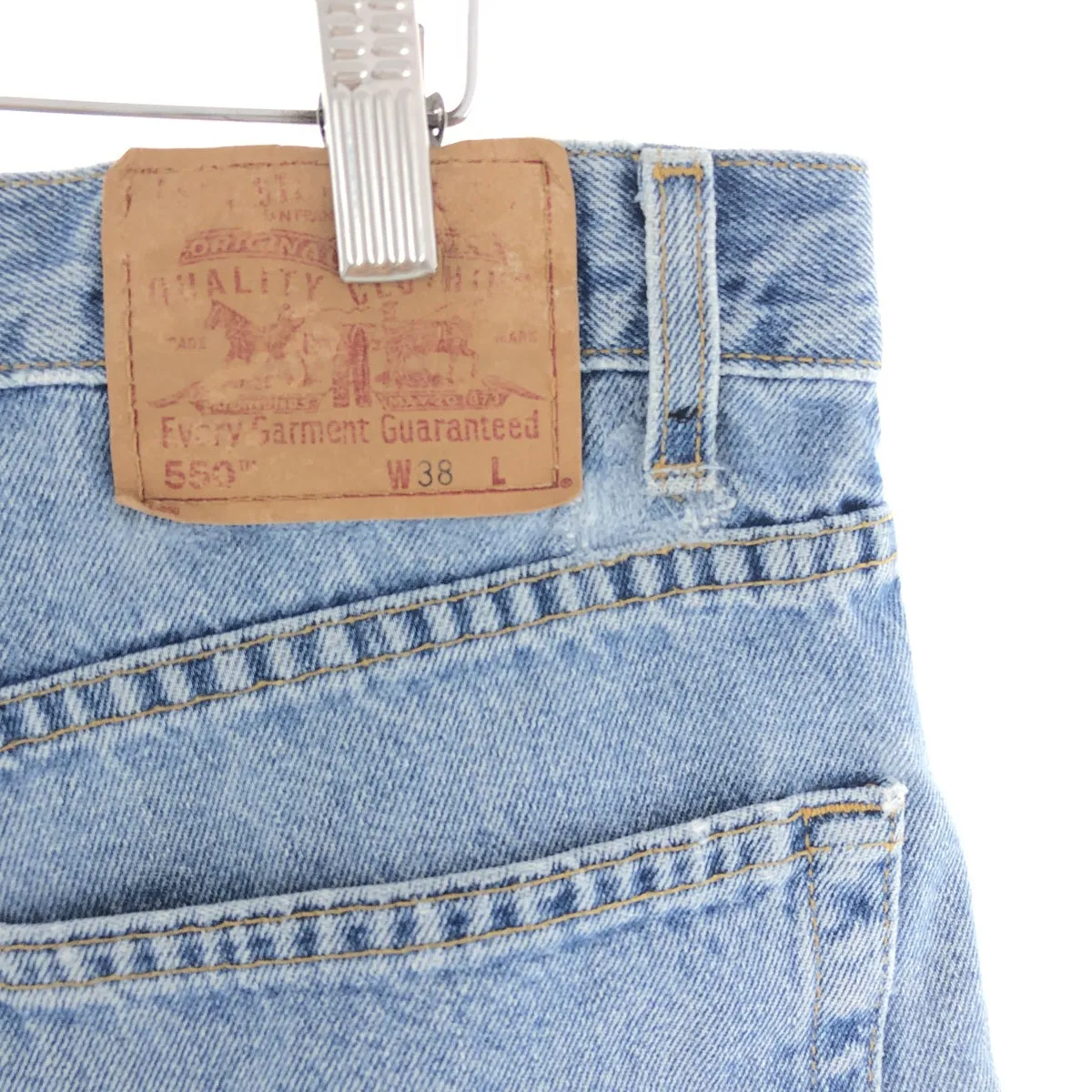 00'S Levi's 550 Relaxed Fit Denim Shorts, Men's, W37 / eaa382284