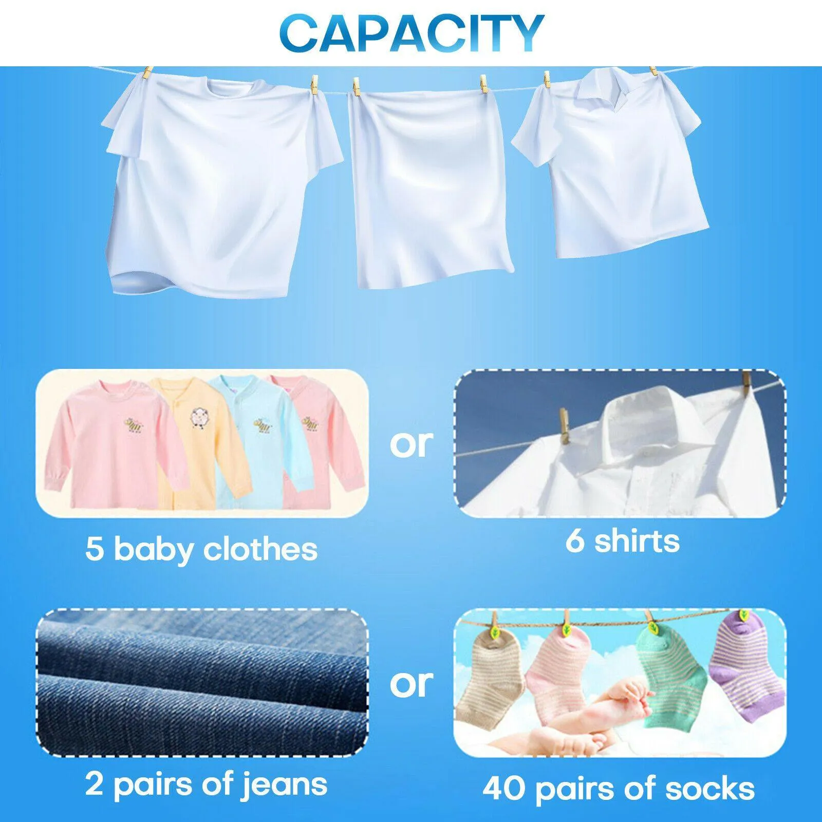 10lbs Capacity Portable Washing Machine Laundry Washer