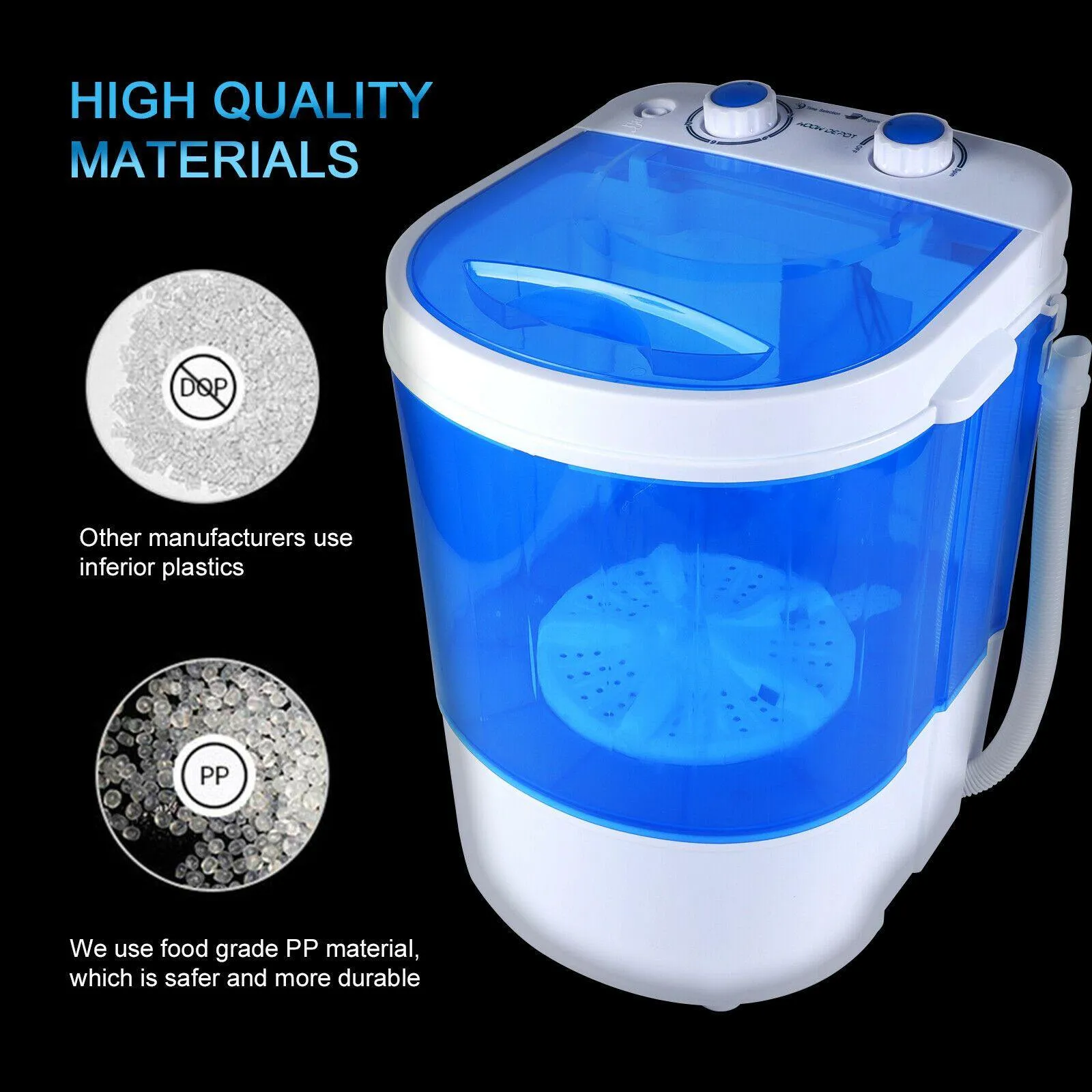 10lbs Capacity Portable Washing Machine Laundry Washer