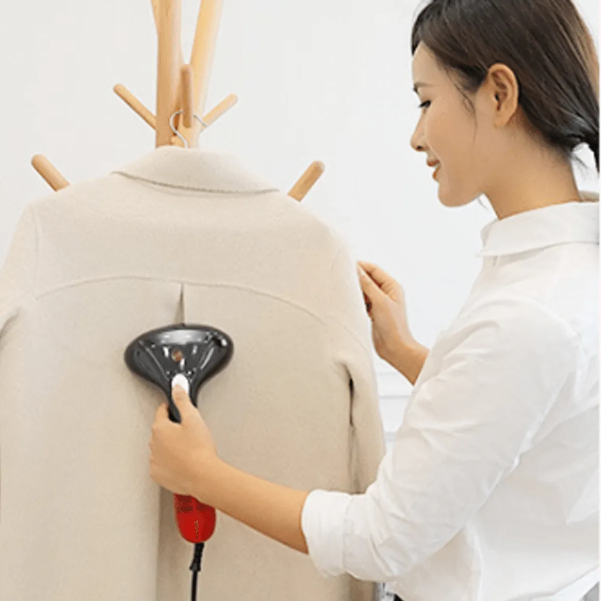 1500W Handheld Portable Garment Steamer Flat and Hang Iron Machine Wrinkle Remover Fast Heat for Travel Home