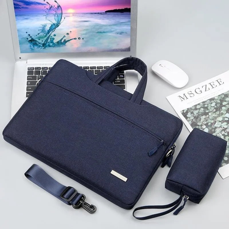 15.6 Inch Inner Bag | With Shoulder Strap | For Handbag or Laptop | Power Bag | Blue