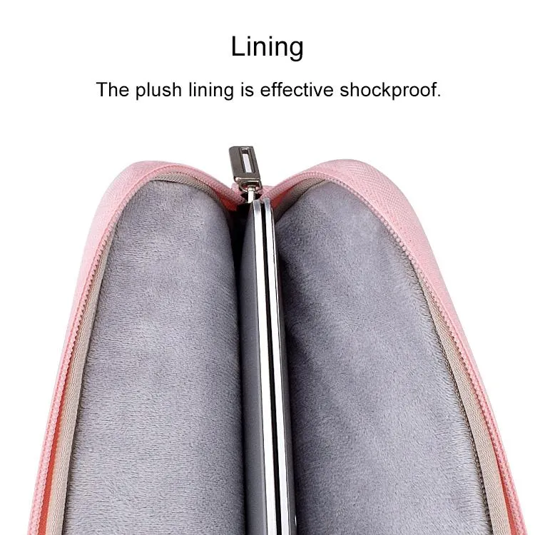 15.6 Inch Laptop Handheld Briefcase Storage Bag | No Shoulder Strap | Grey