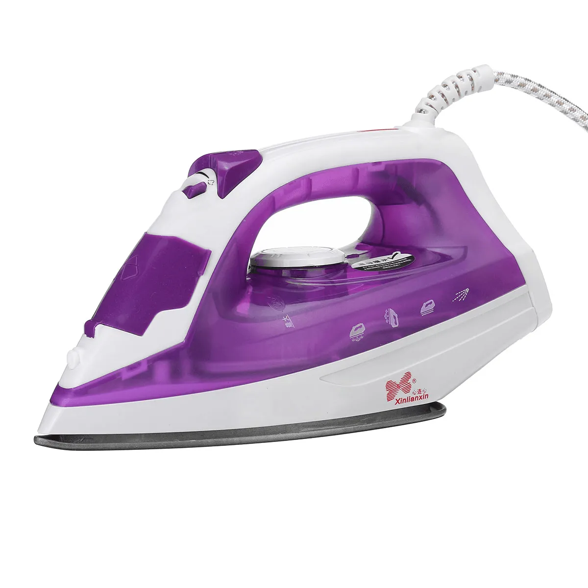 1600W 220V Handheld Portable Steam Iron Electric Garment Cleaner 5-Speed Temperature Adjustment