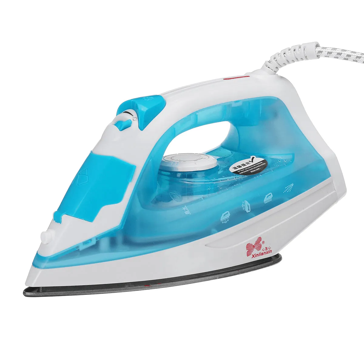 1600W 220V Handheld Portable Steam Iron Electric Garment Cleaner 5-Speed Temperature Adjustment