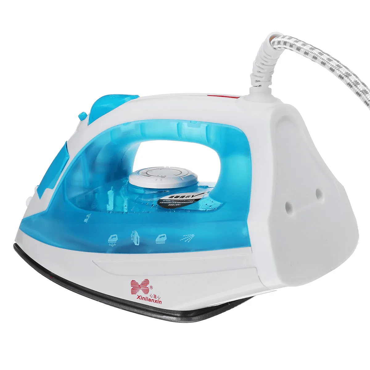 1600W 220V Handheld Portable Steam Iron Electric Garment Cleaner 5-Speed Temperature Adjustment