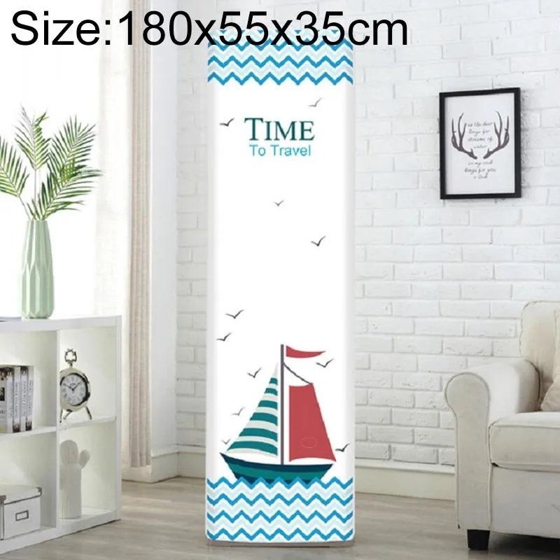 180x55x35cm Sailboat Fabric Dust Cover | For Vertical Cabinet Air Conditioning