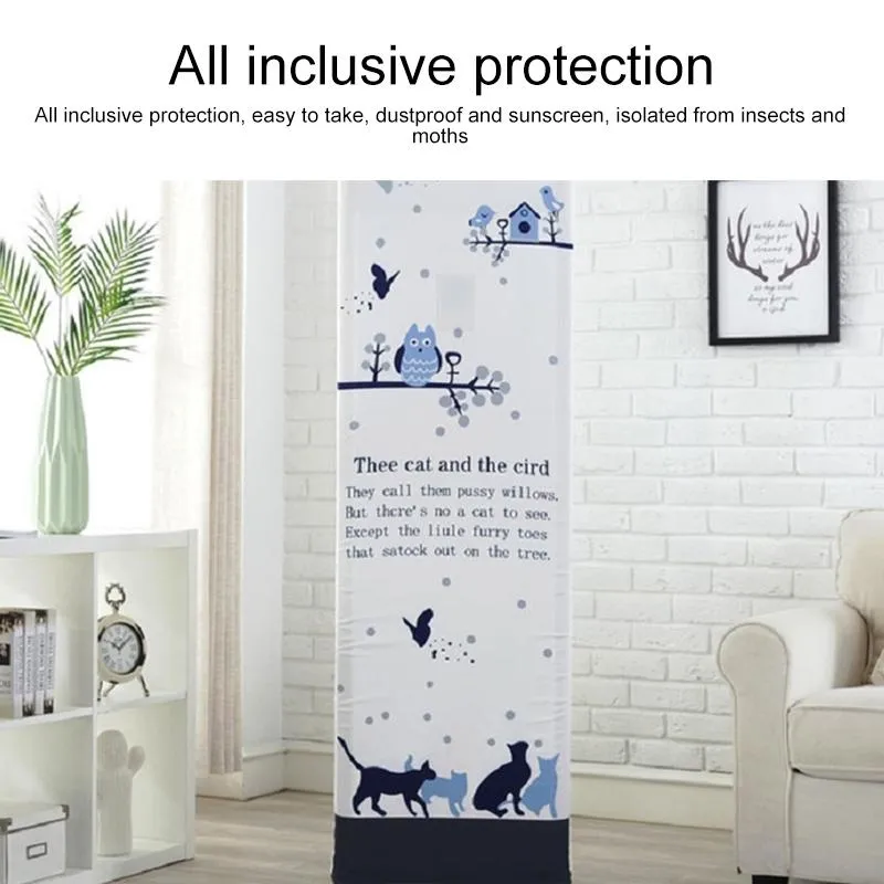 180x55x35cm Sailboat Fabric Dust Cover | For Vertical Cabinet Air Conditioning
