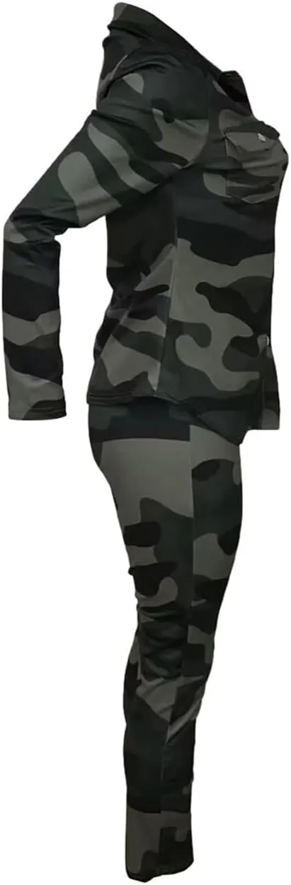 2-Piece Shirt Pants Outfits Sets, Womens Matching Sets Loungewear