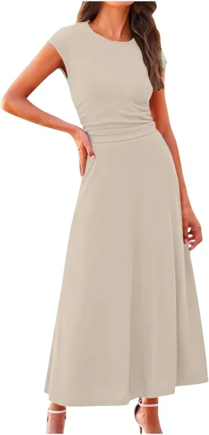 2 Piece Skirt Sets For Women Summer 2024 Sexy Elegant High Waisted Long Flowy Skirt Outfits Vacation Matching Set