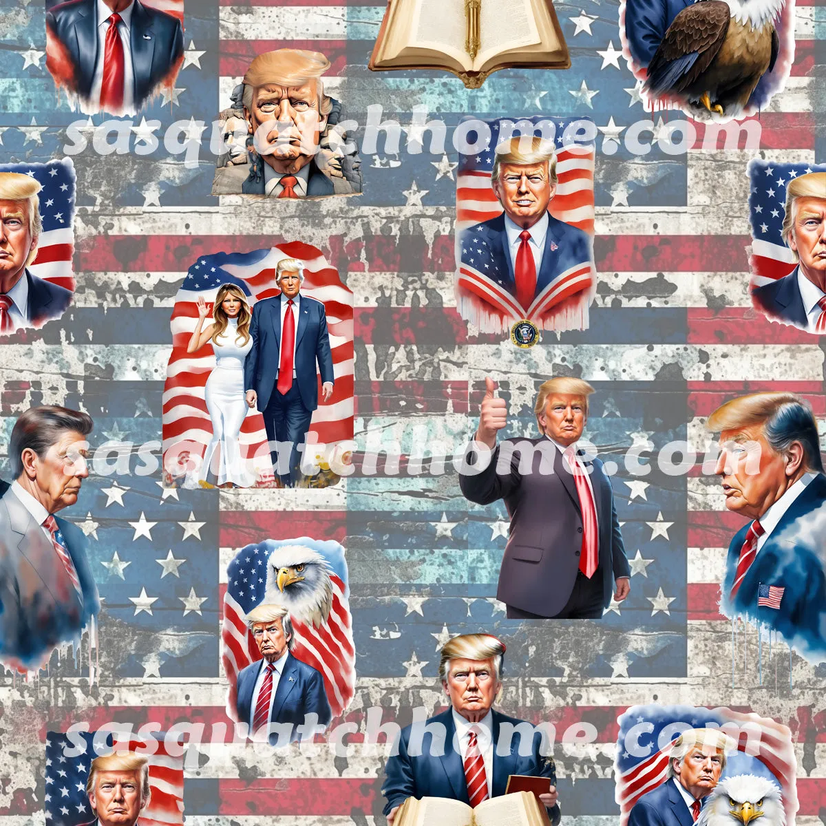 20 Donald Trump Designs - Bathroom Accessories Set 6 pcs