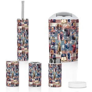 20 Donald Trump Designs - Bathroom Accessories Set 6 pcs