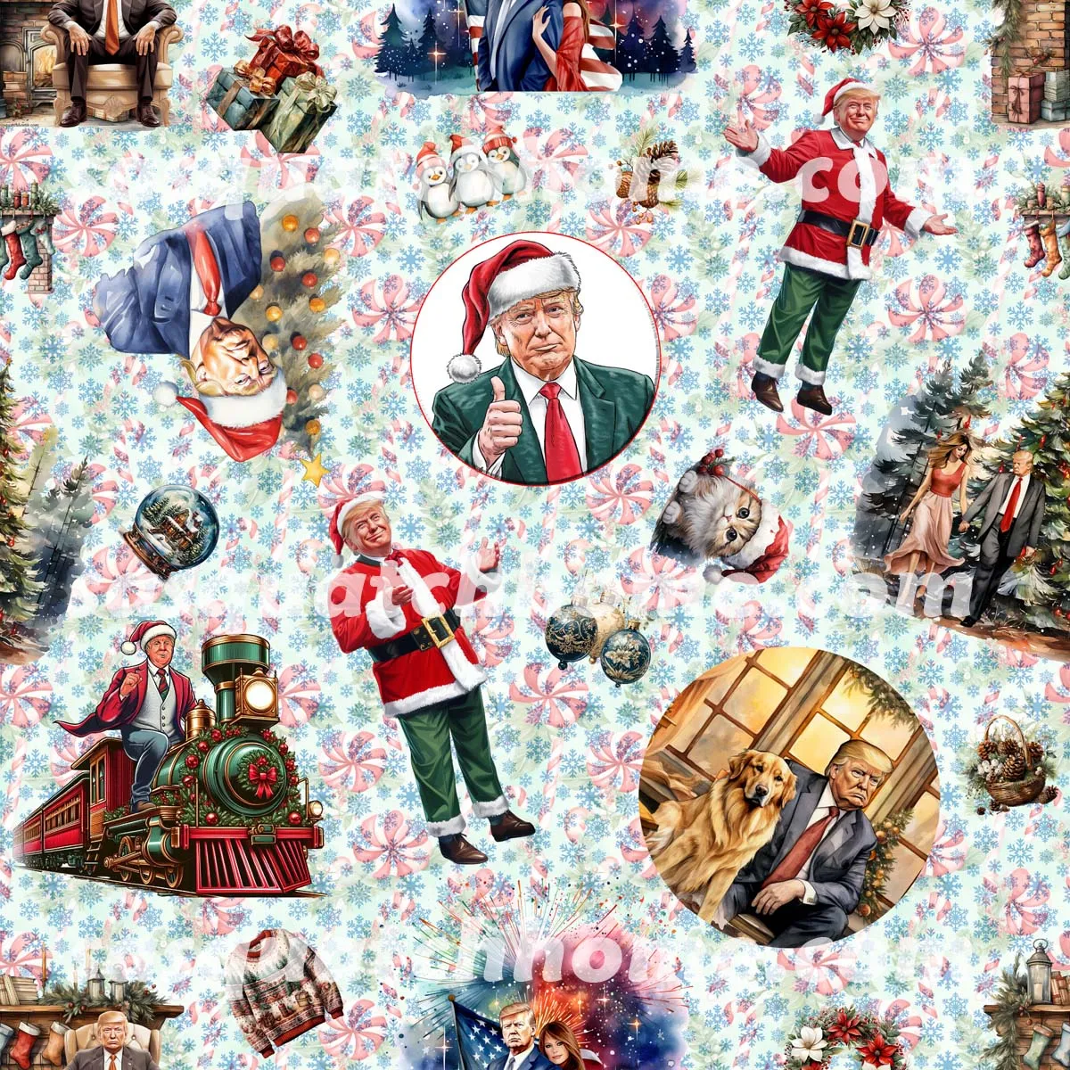 20 Donald Trump Designs - Bathroom Accessories Set 6 pcs