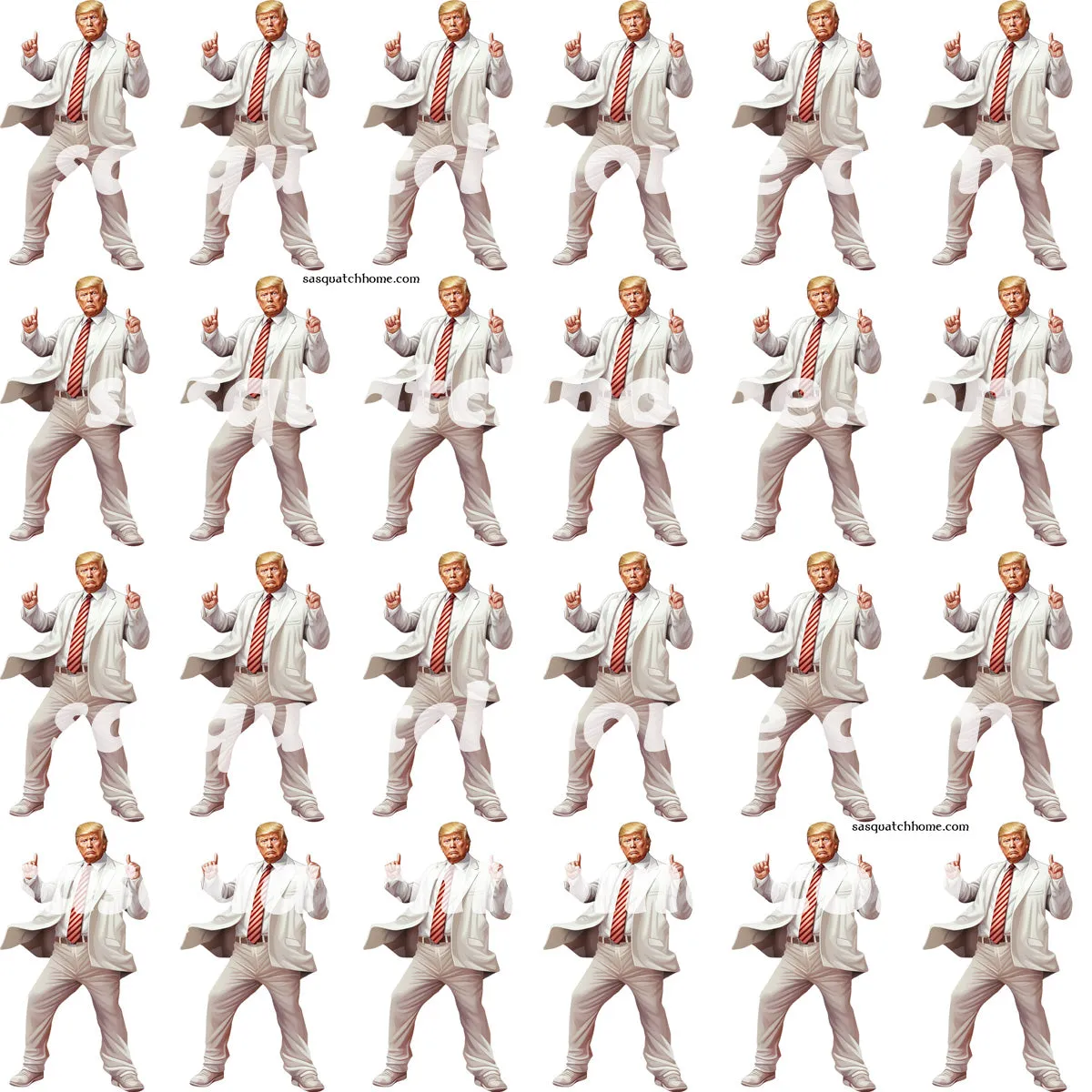 20 Donald Trump Designs - Bathroom Accessories Set 6 pcs