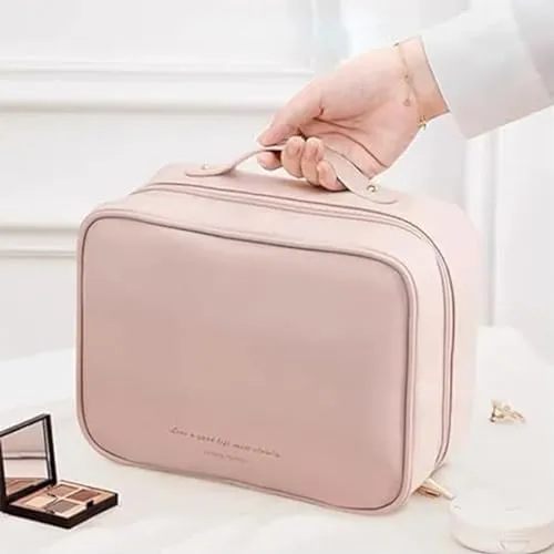 2024 New Consulbefor Bag - Toiletry Cosmetics Bag Consulbefor, Multi-Compartment Toiletry Cosmetics Bag - Consulbefor, Pu Leather Portable Storage Bag, PU Leather Large Capacity & Portable (A)