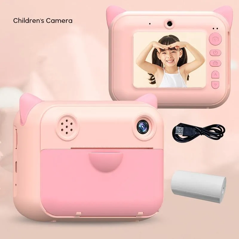 2.4" HD Screen Kids Thermal Printing Camera | No Memory Card | Blue
