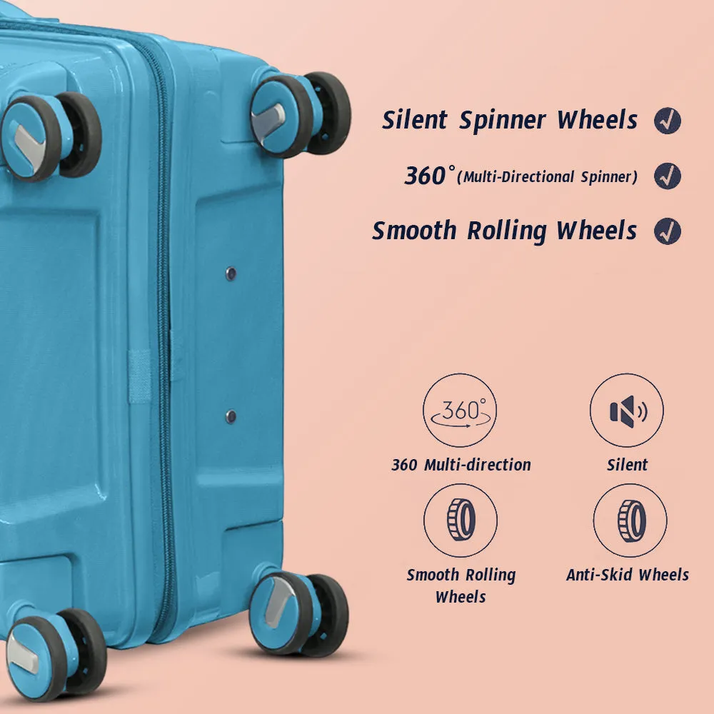 28" Miami PP Unbreakable Luggage Bag with Double Spinner Wheels | Lightweight Hard Case Trolley