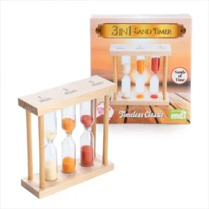 3-in-1 Sand Timer | Hourglass Kitchen Timer Set