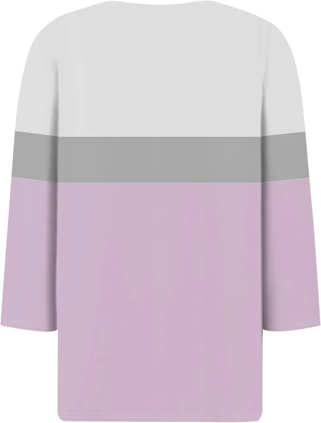 3/4 Length Sleeve Womens Tops 2025 Summer Henley Neck Shirts Three Quarter Sleeve Tshirts