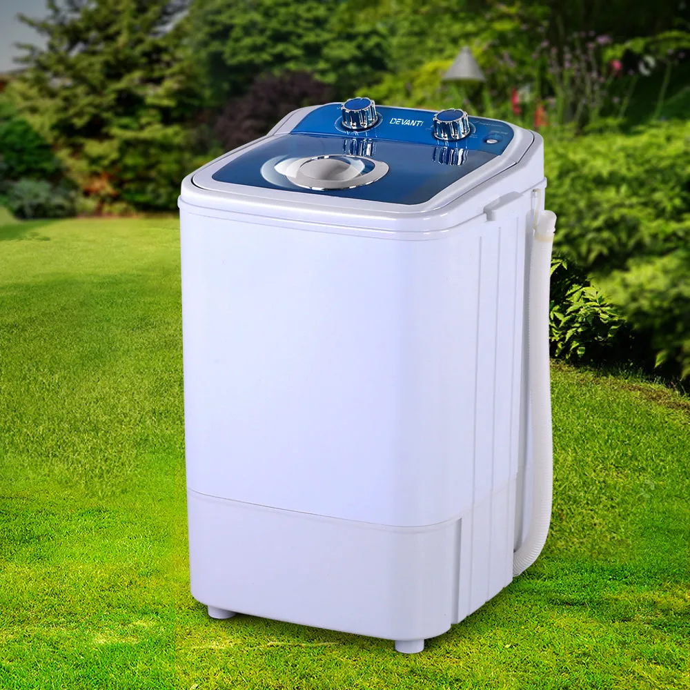 4.6KG Portable Washing Machine with Spin Dryer - Devanti