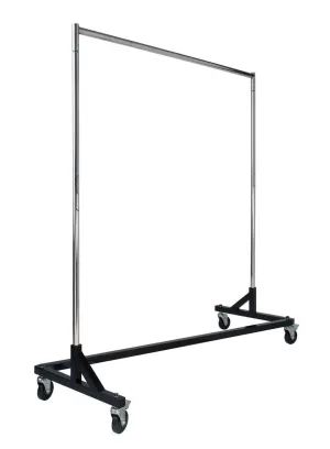 7 "Z"HEAVY DUTY CLOTHING RACK WITH BLACK BASE