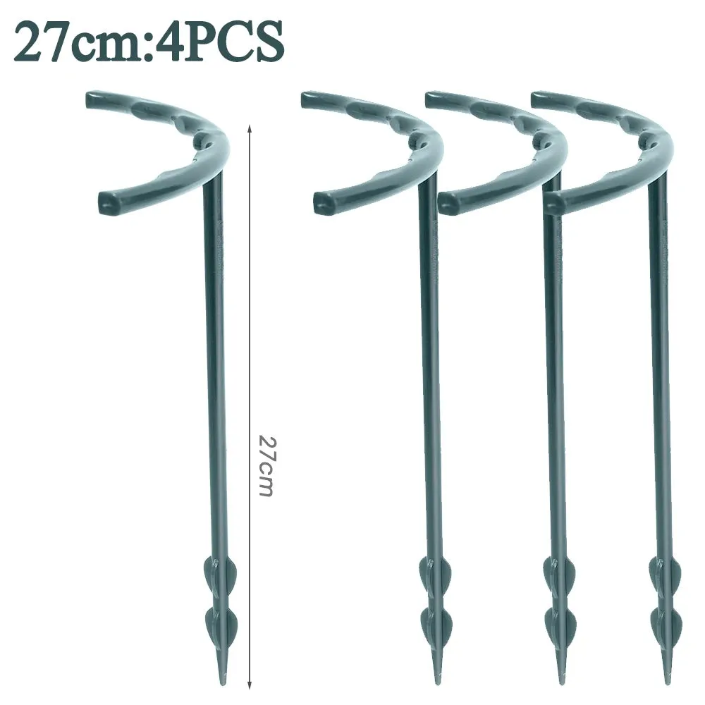 8/4/2Pcs Plastic Plant Support Pile Frame Greenhouse Arrangement Semicircle Fixed Rod