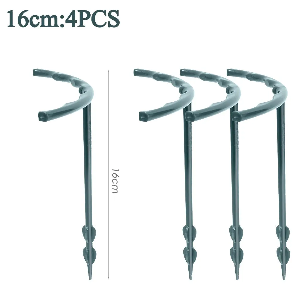 8/4/2Pcs Plastic Plant Support Pile Frame Greenhouse Arrangement Semicircle Fixed Rod