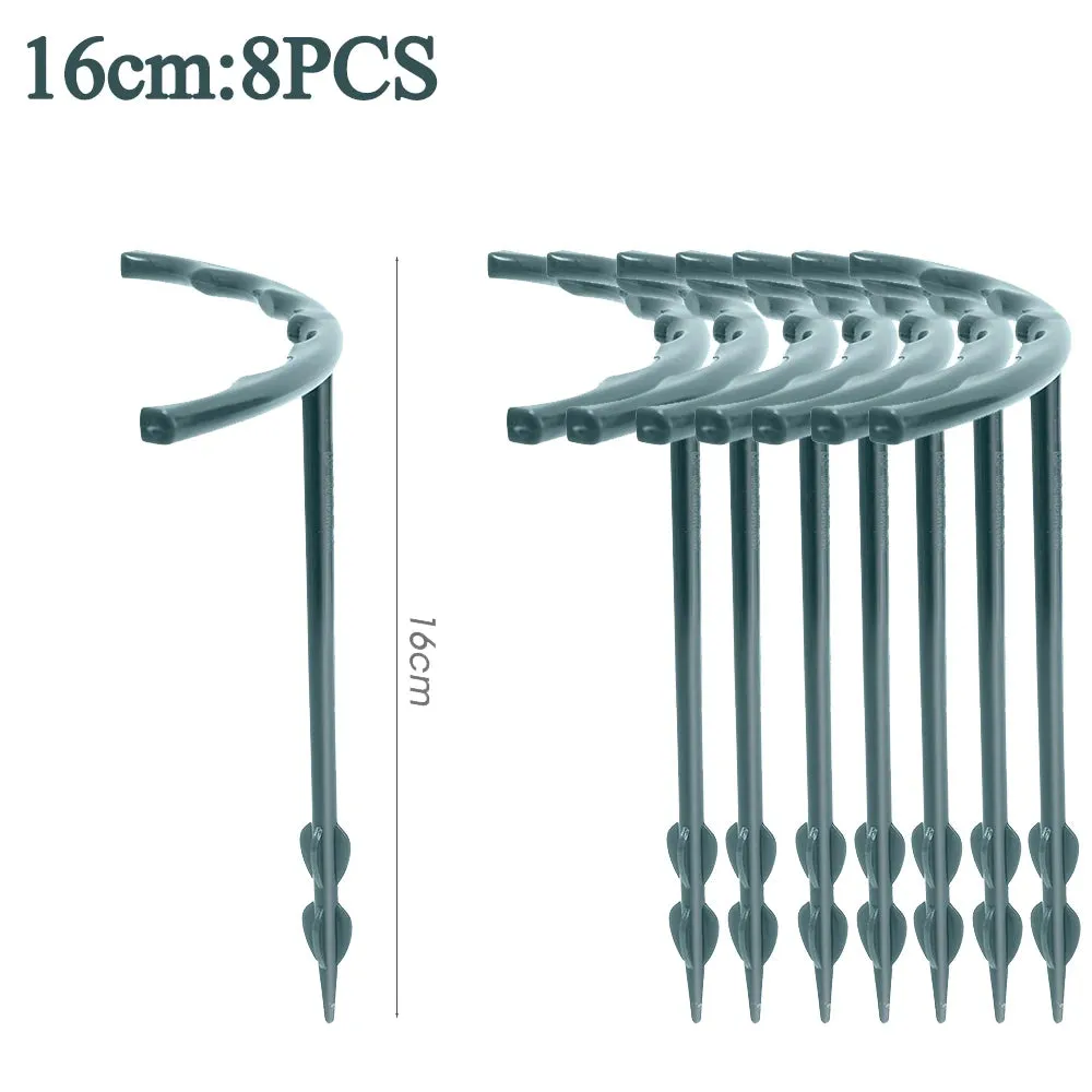 8/4/2Pcs Plastic Plant Support Pile Frame Greenhouse Arrangement Semicircle Fixed Rod