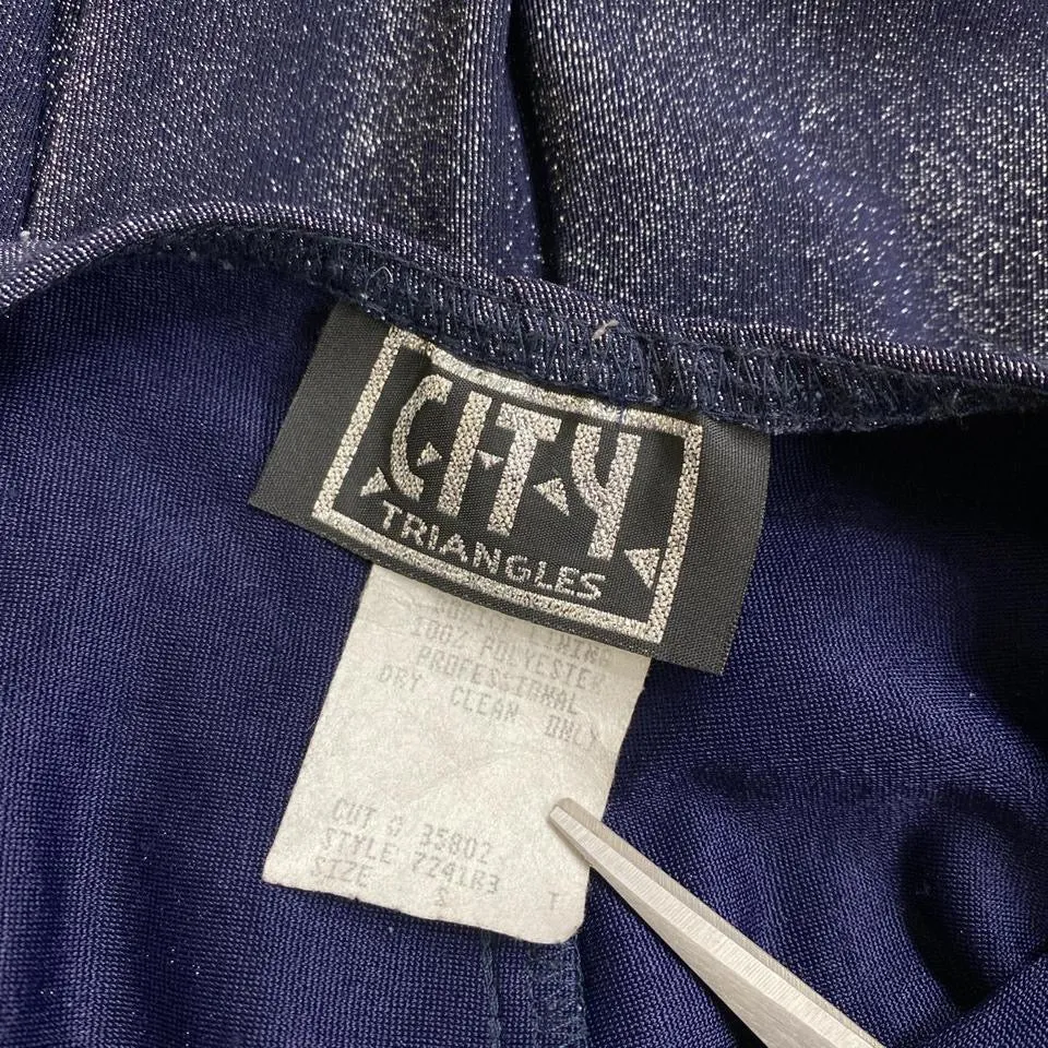 90s Backless Shimmer Gown (S)
