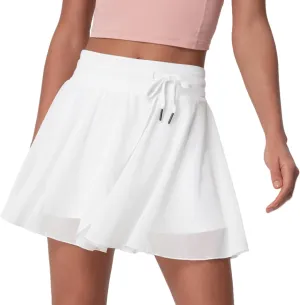 ABOCIW Womens Tennis Skirt with Shorts High Waist Mesh Layered Tulle Flowy Workout Athletic Skorts Skirt
