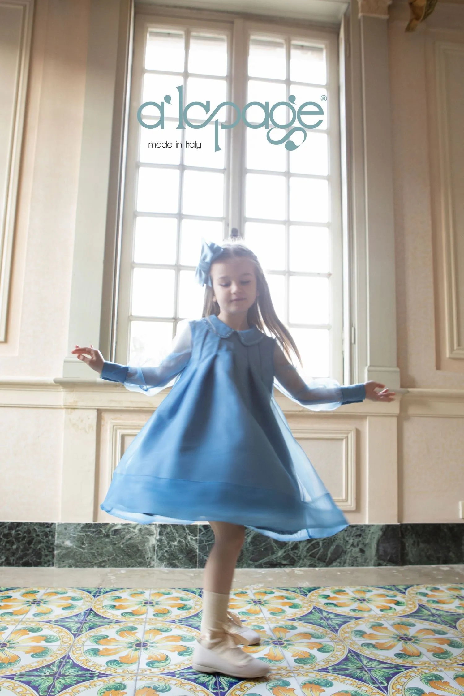 ALAPAGE GLISS RHINESTONE ORGANZA DRESS