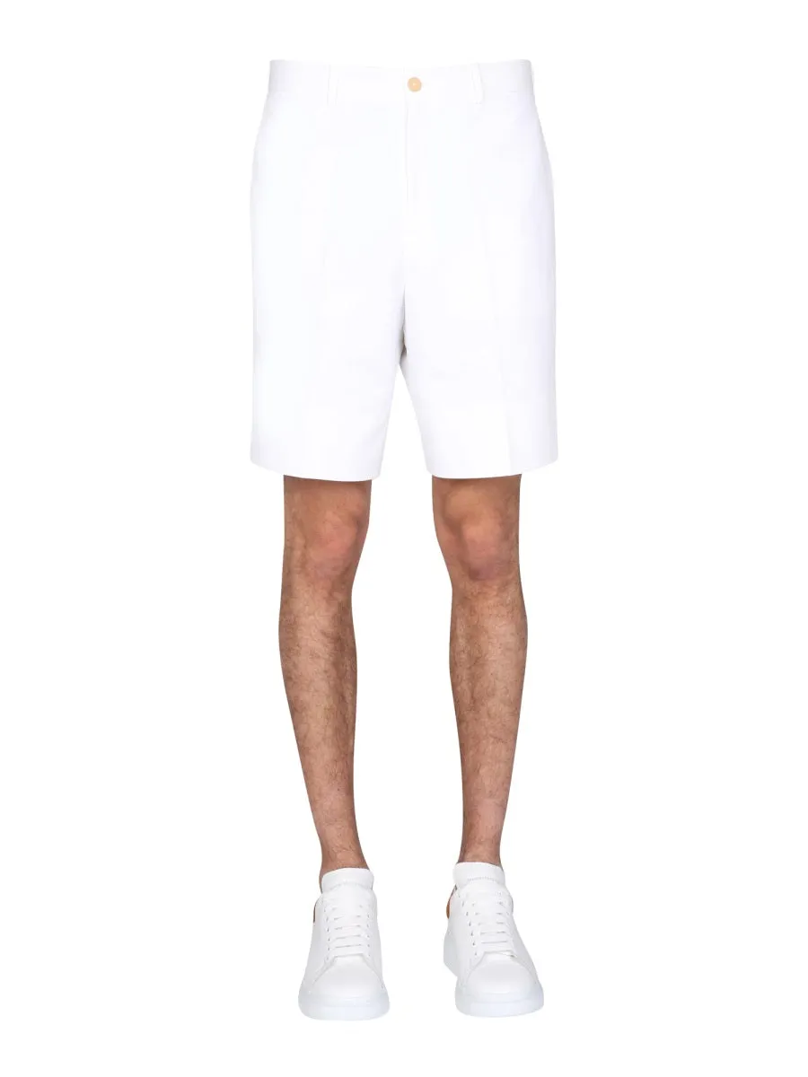 Alexander McQueen High-Rise Relaxed Fit Shorts