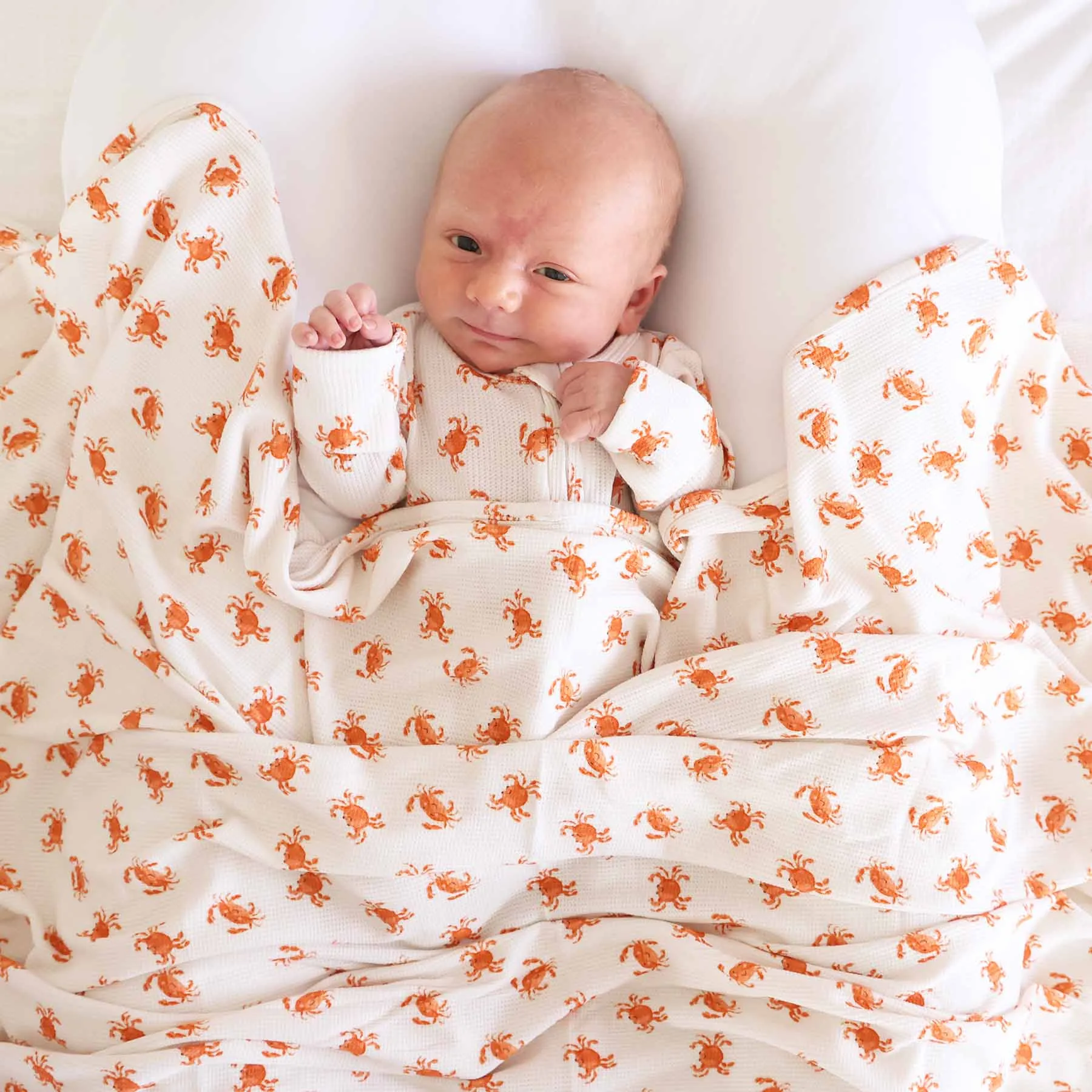 All Bamboo Waffle Swaddle Blankets