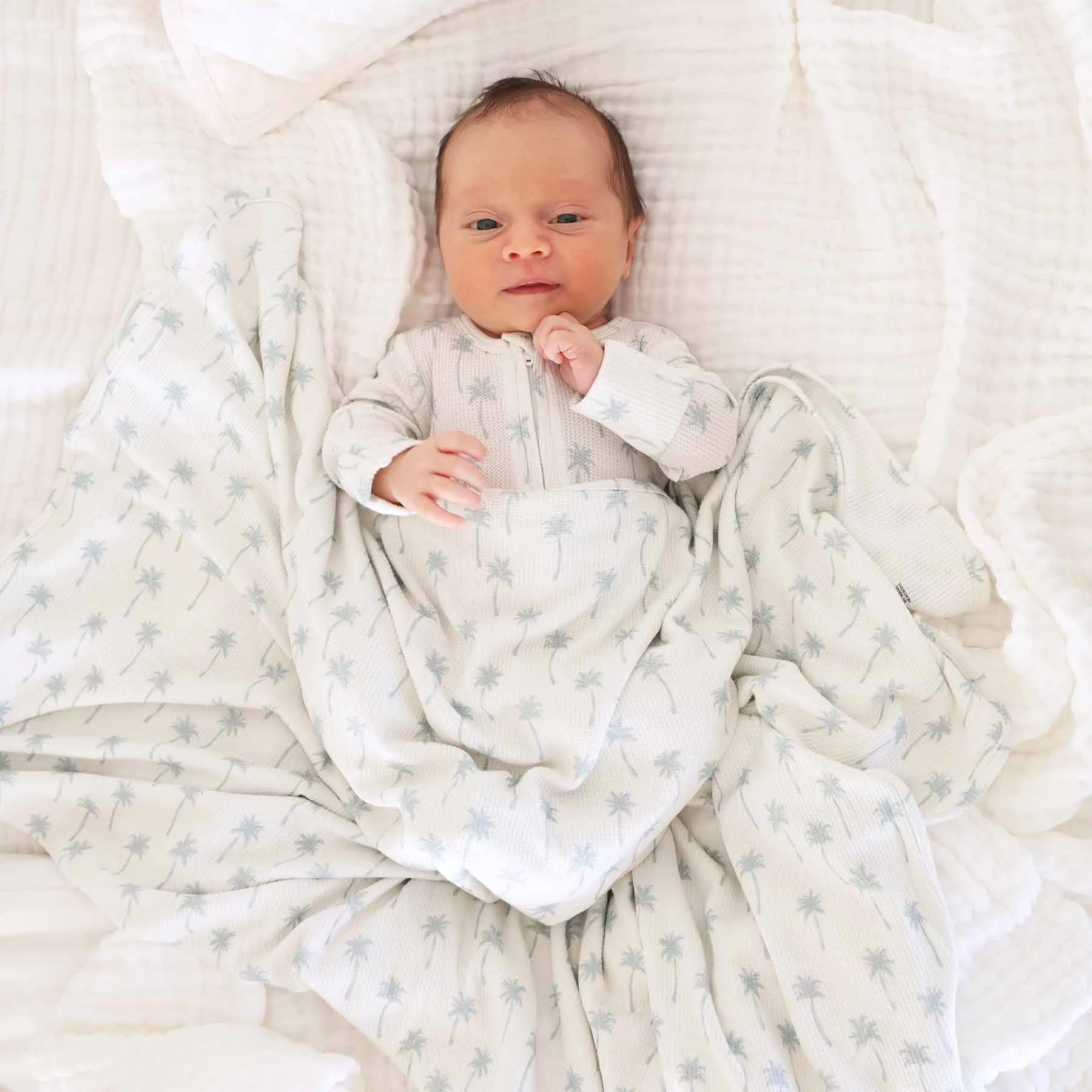 All Bamboo Waffle Swaddle Blankets