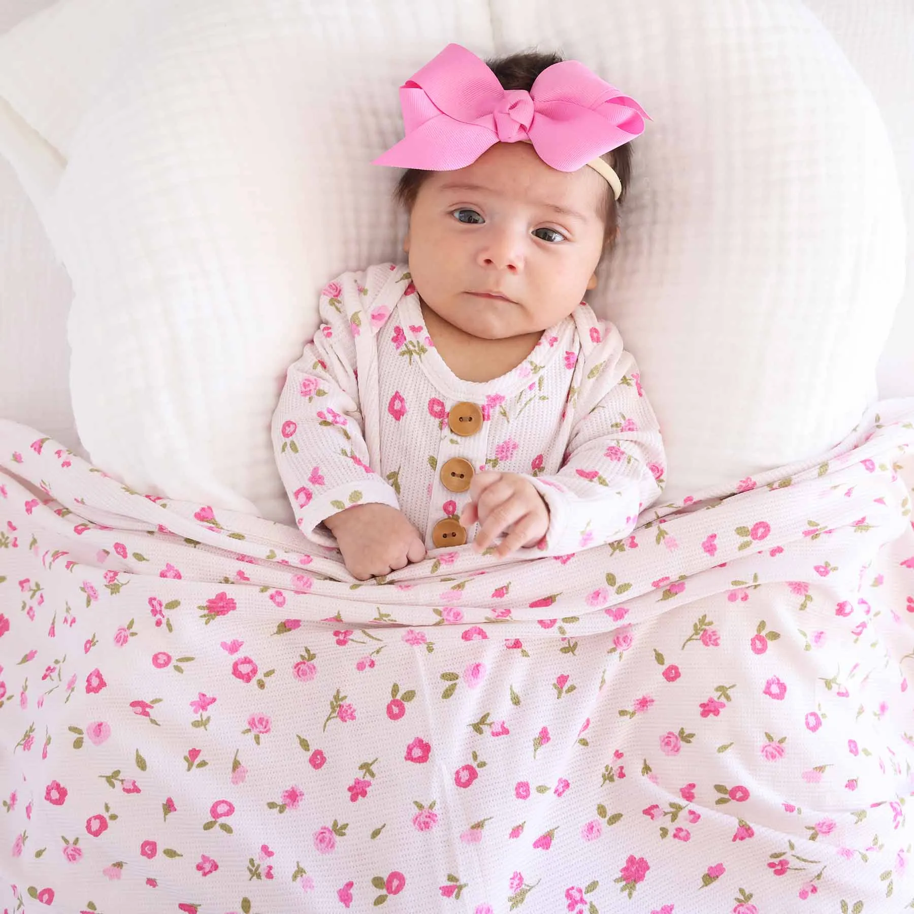 All Bamboo Waffle Swaddle Blankets