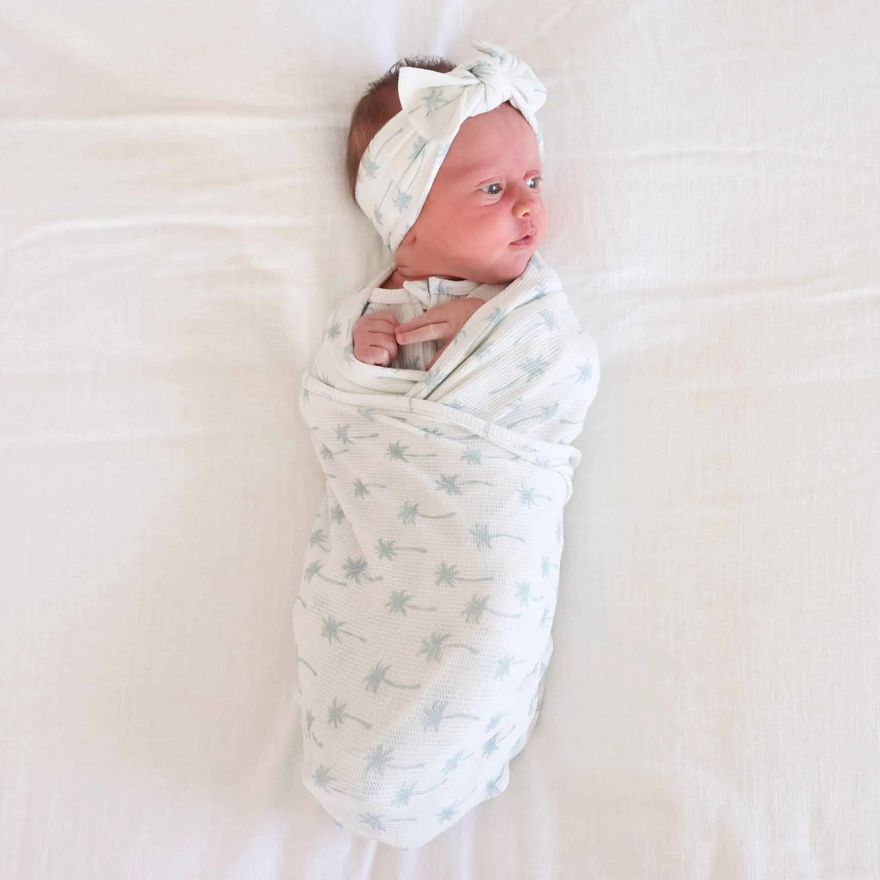 All Bamboo Waffle Swaddle Blankets