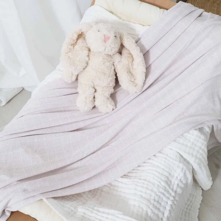 All Bamboo Waffle Swaddle Blankets