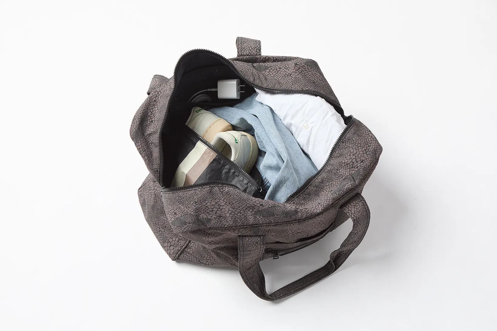 ALOHA COLLECTION KEEP IT LIGHT WEEKENDER / PYTHON / ESPRESSO BLACK