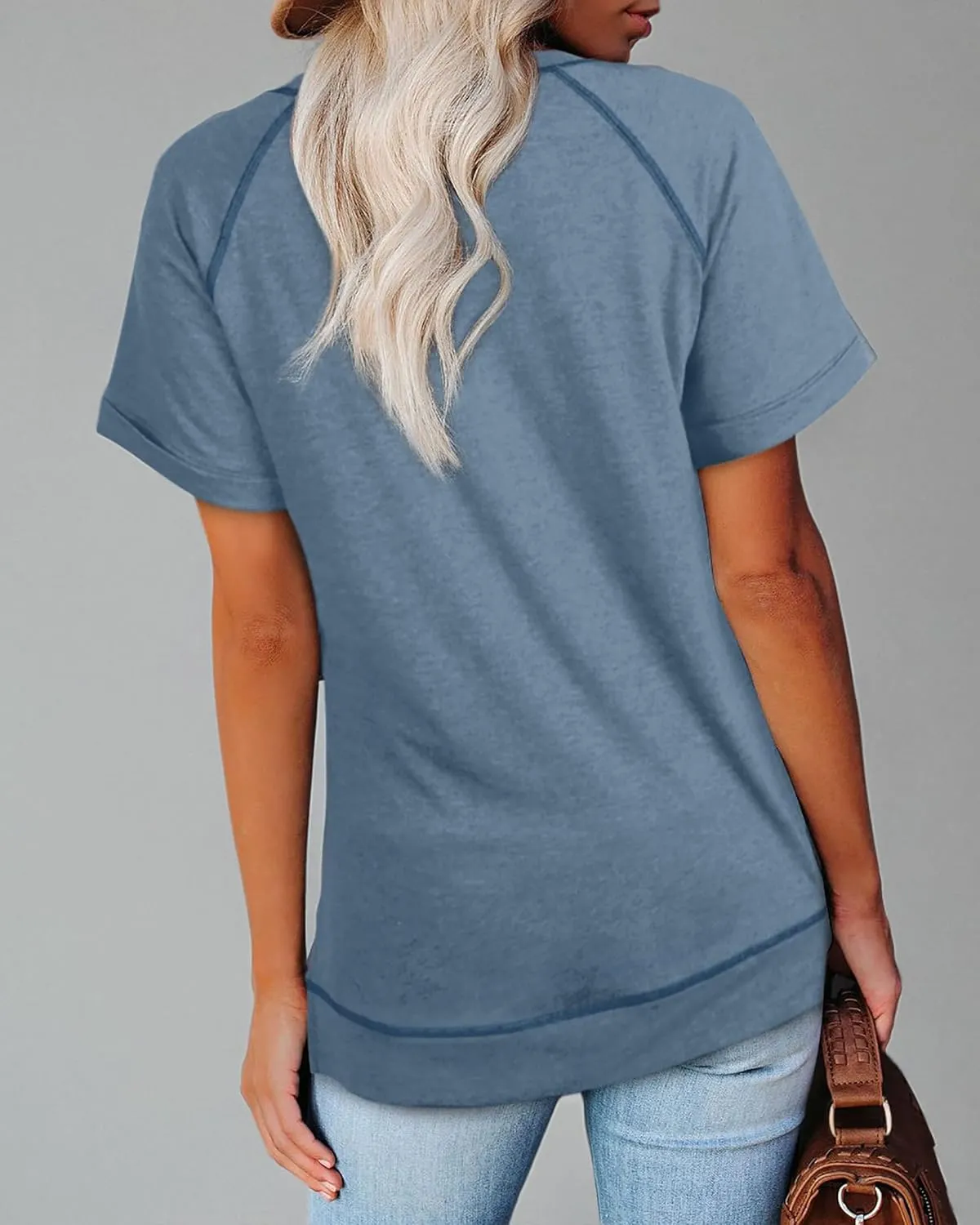 Aokosor Summer Tops for Women Casual 2025 Loose Fitting Outfits Workout