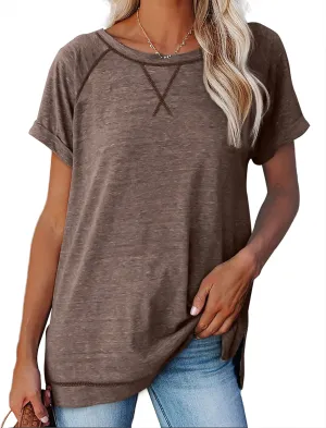 Aokosor Summer Tops for Women Casual 2025 Loose Fitting Outfits Workout