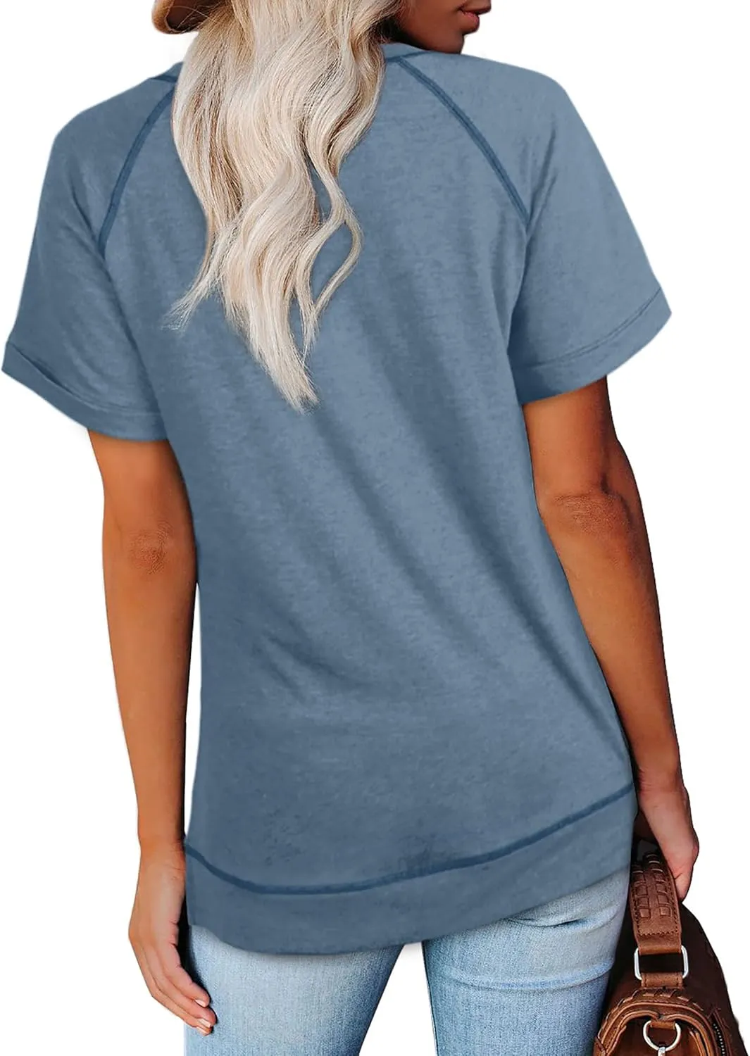 Aokosor Summer Tops for Women Casual 2025 Loose Fitting Outfits Workout