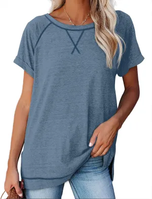 Aokosor Summer Tops for Women Casual 2025 Loose Fitting Outfits Workout