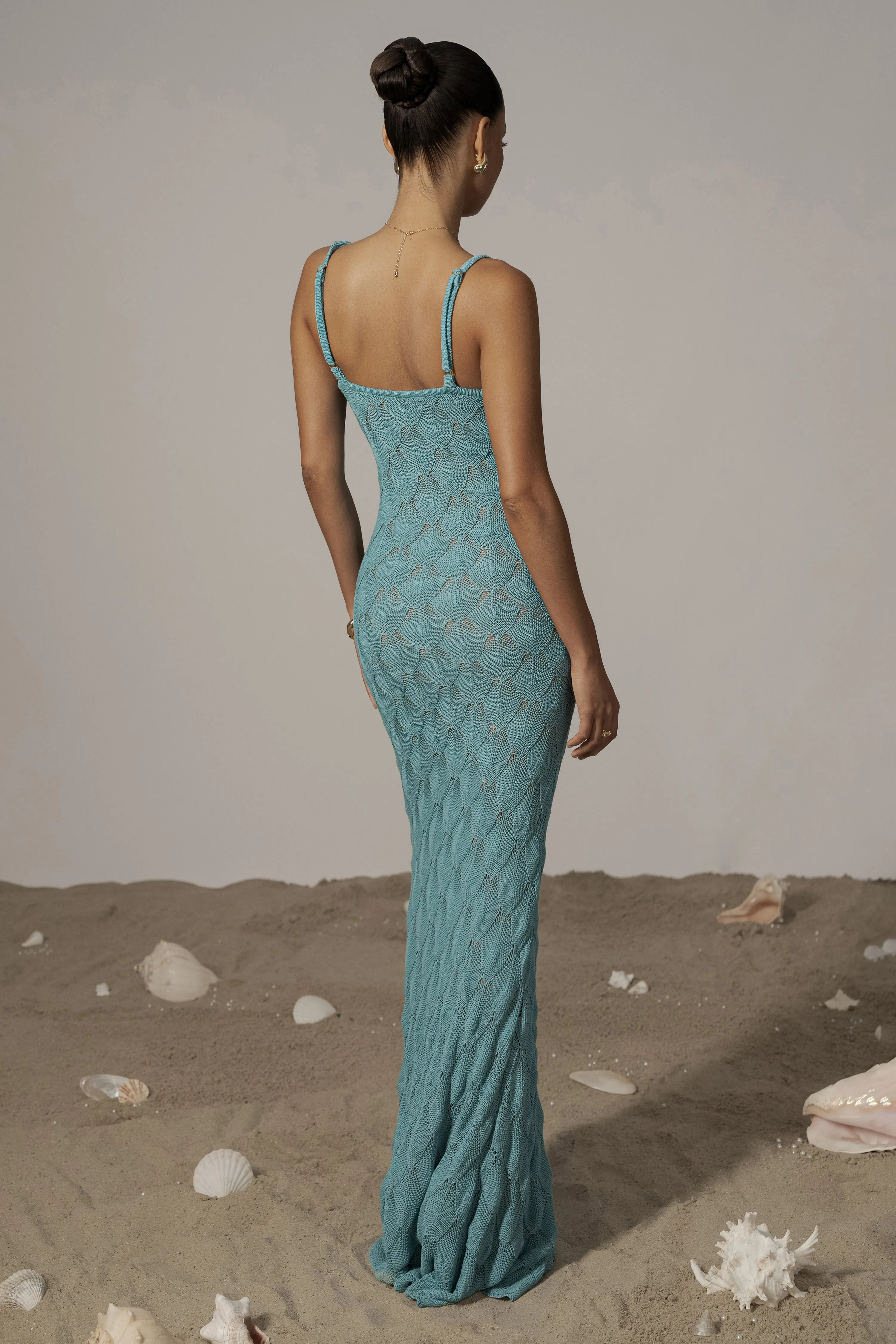 Aqua Gabriela Knit Maxi Dress