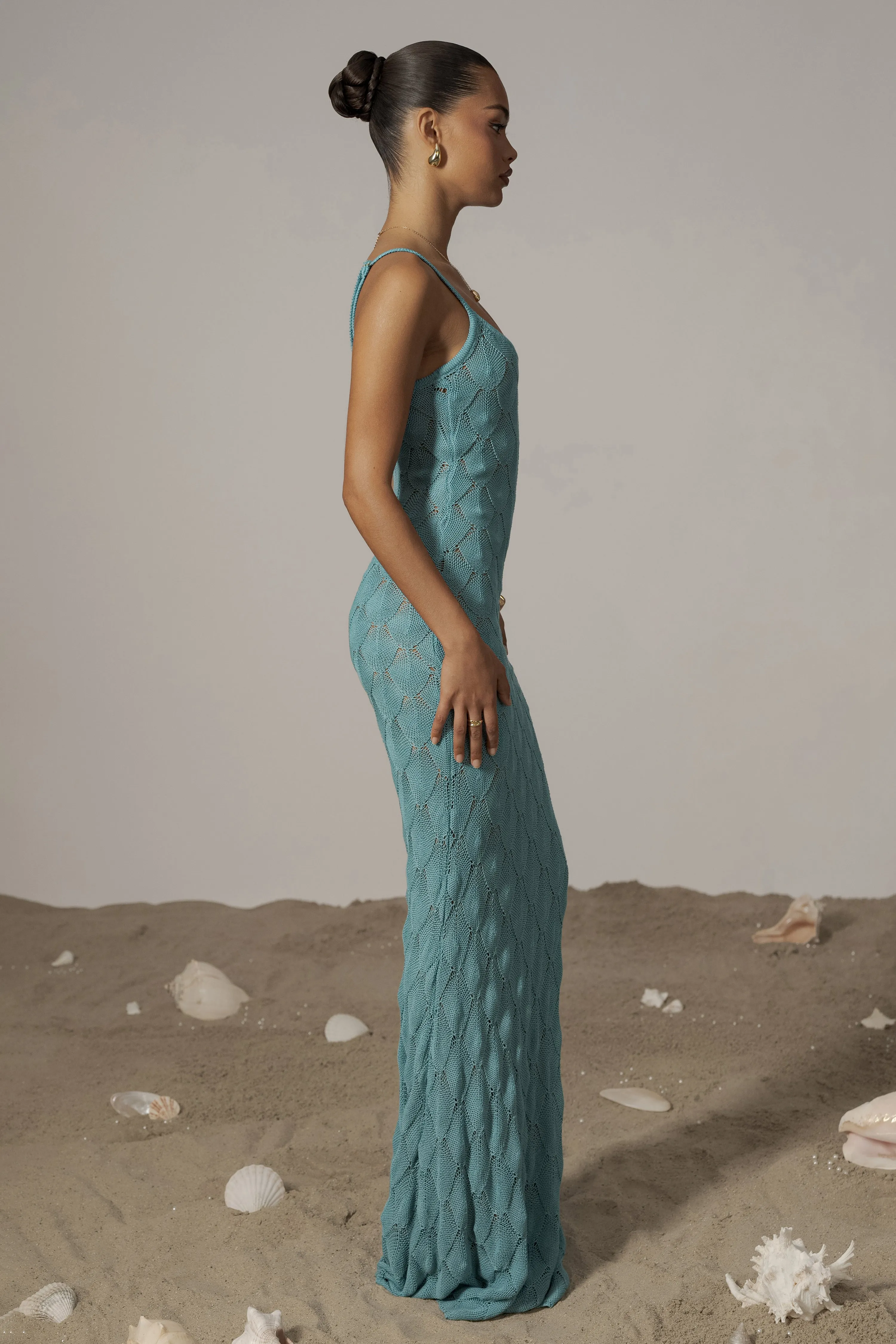 Aqua Gabriela Knit Maxi Dress