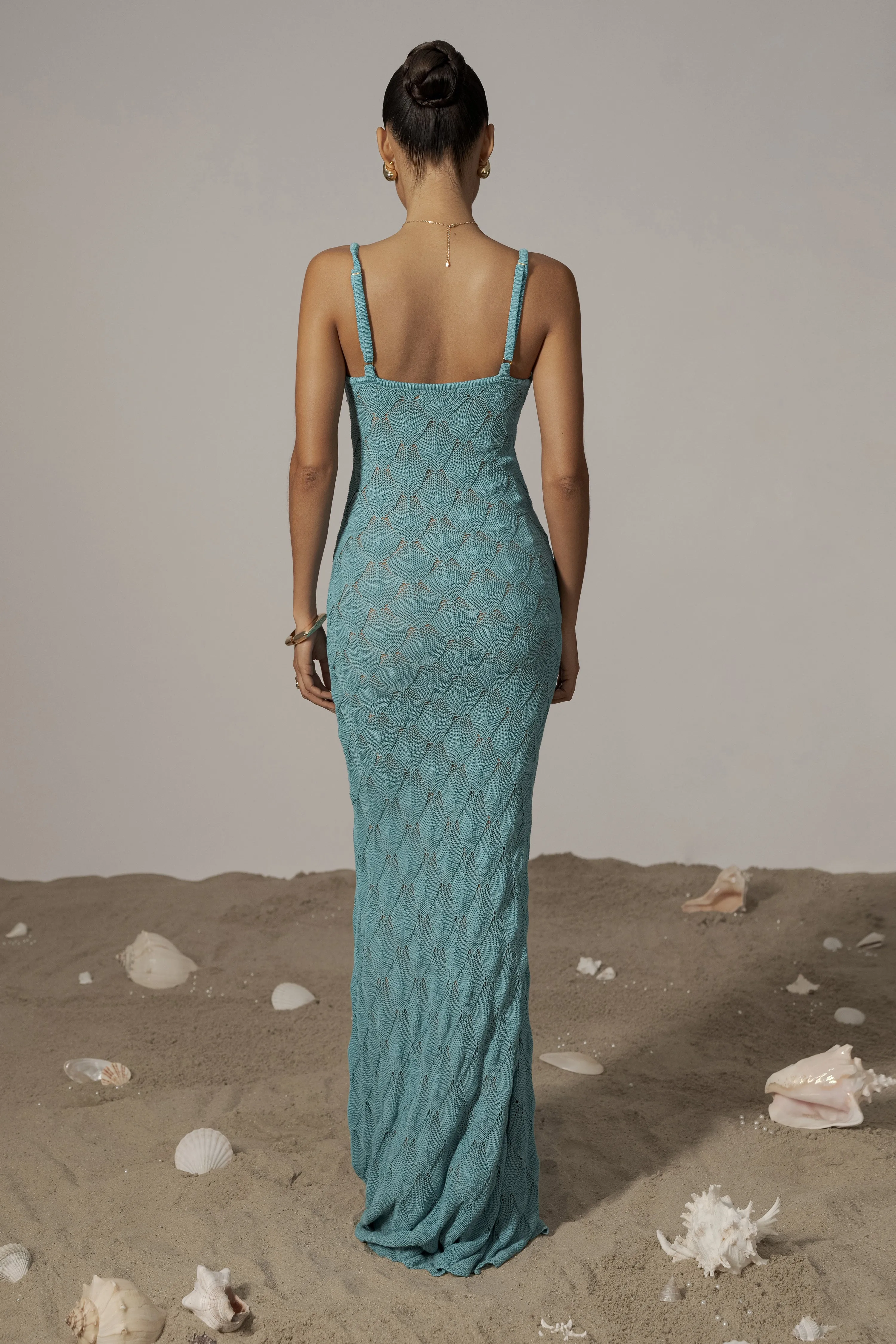 Aqua Gabriela Knit Maxi Dress