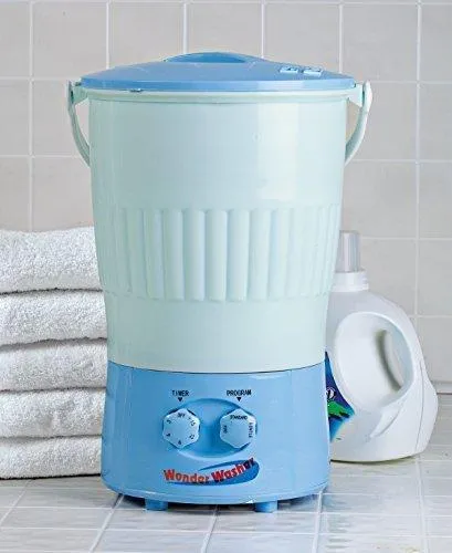 As Seen On TV Wonder Washer - a Portable Mini Clothes Washing Machine That goes Anywhere - Ideal for Cleaning Clothes On The Go - 10 Liter Capacity