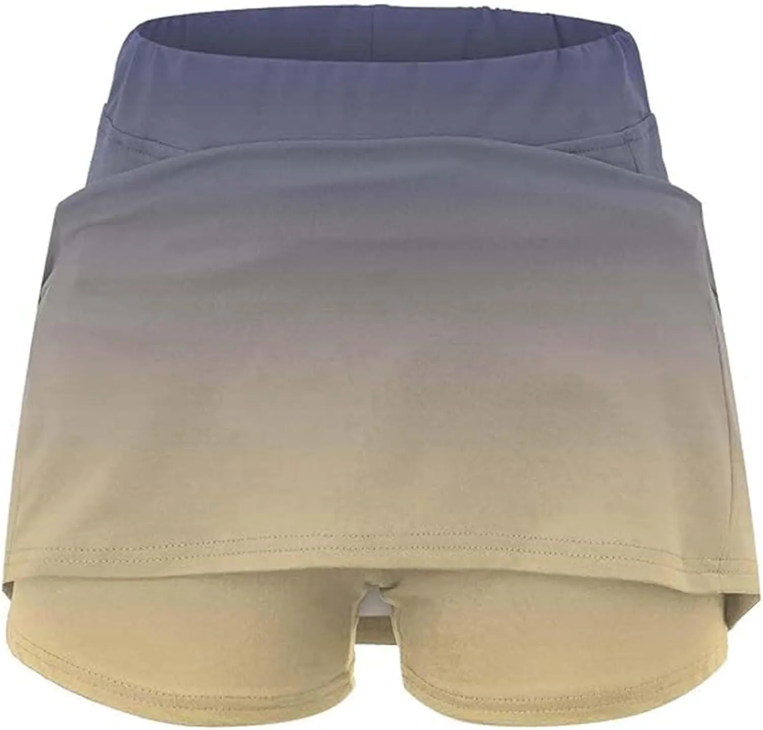 Athletic Skorts for Woman Elastic High Waisted Tennis Golf Skirts with Built-in Shorts Yoga Skirts with Pockets