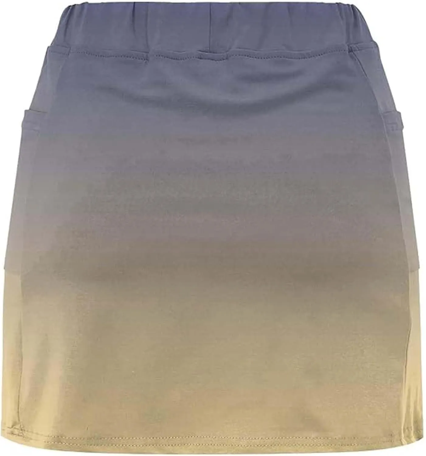 Athletic Skorts for Woman Elastic High Waisted Tennis Golf Skirts with Built-in Shorts Yoga Skirts with Pockets