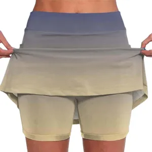 Athletic Skorts for Woman Elastic High Waisted Tennis Golf Skirts with Built-in Shorts Yoga Skirts with Pockets