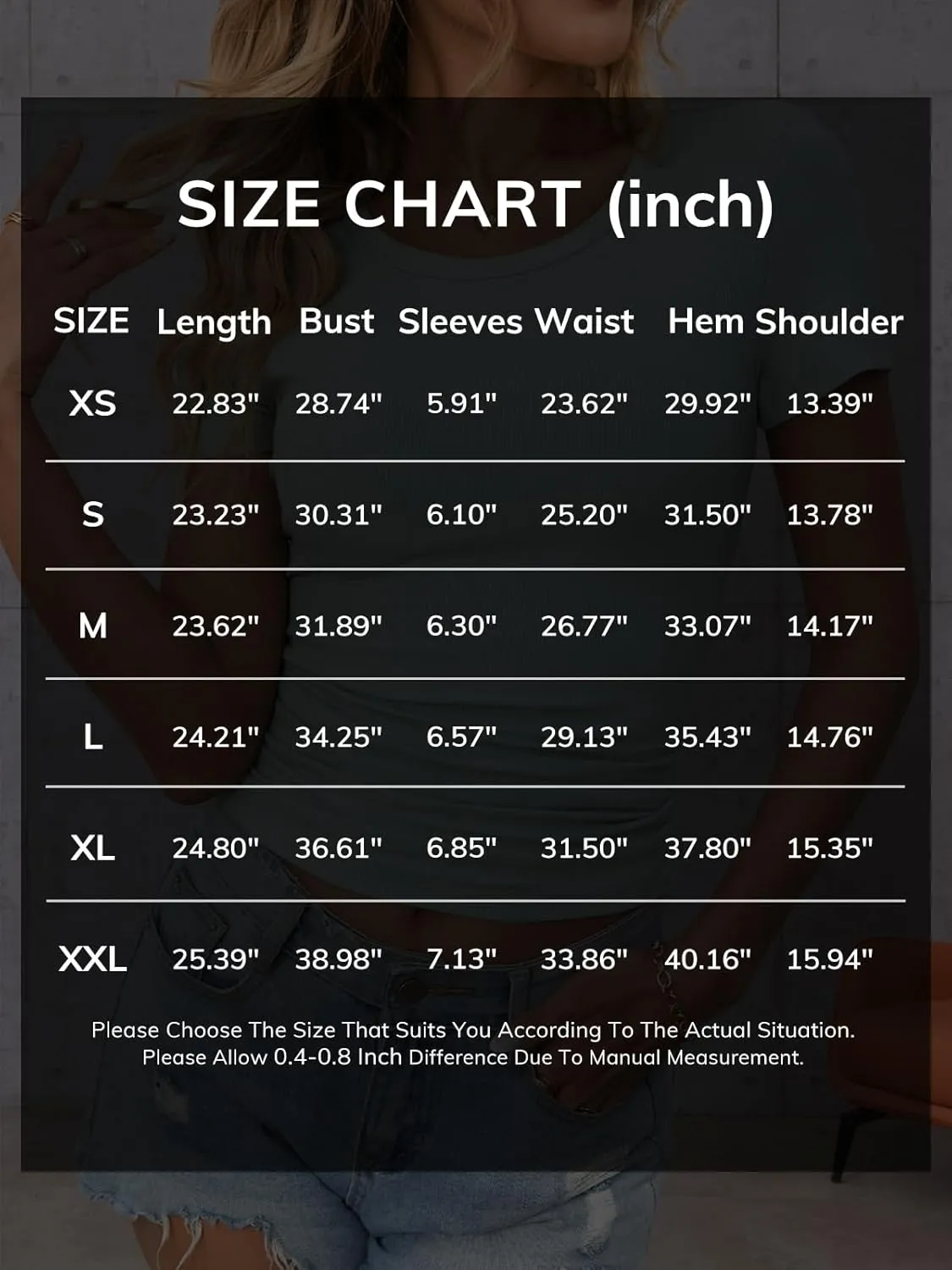 ATHMILE Womens Long Sleeve Crewneck Ribbed Tops Fitted Stretch Casual Basic T Shirts 2025