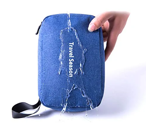 AuHonr Travel Toiletry Bag Business Toiletries Case for Men Shaving Kit, Waterproof Compact
